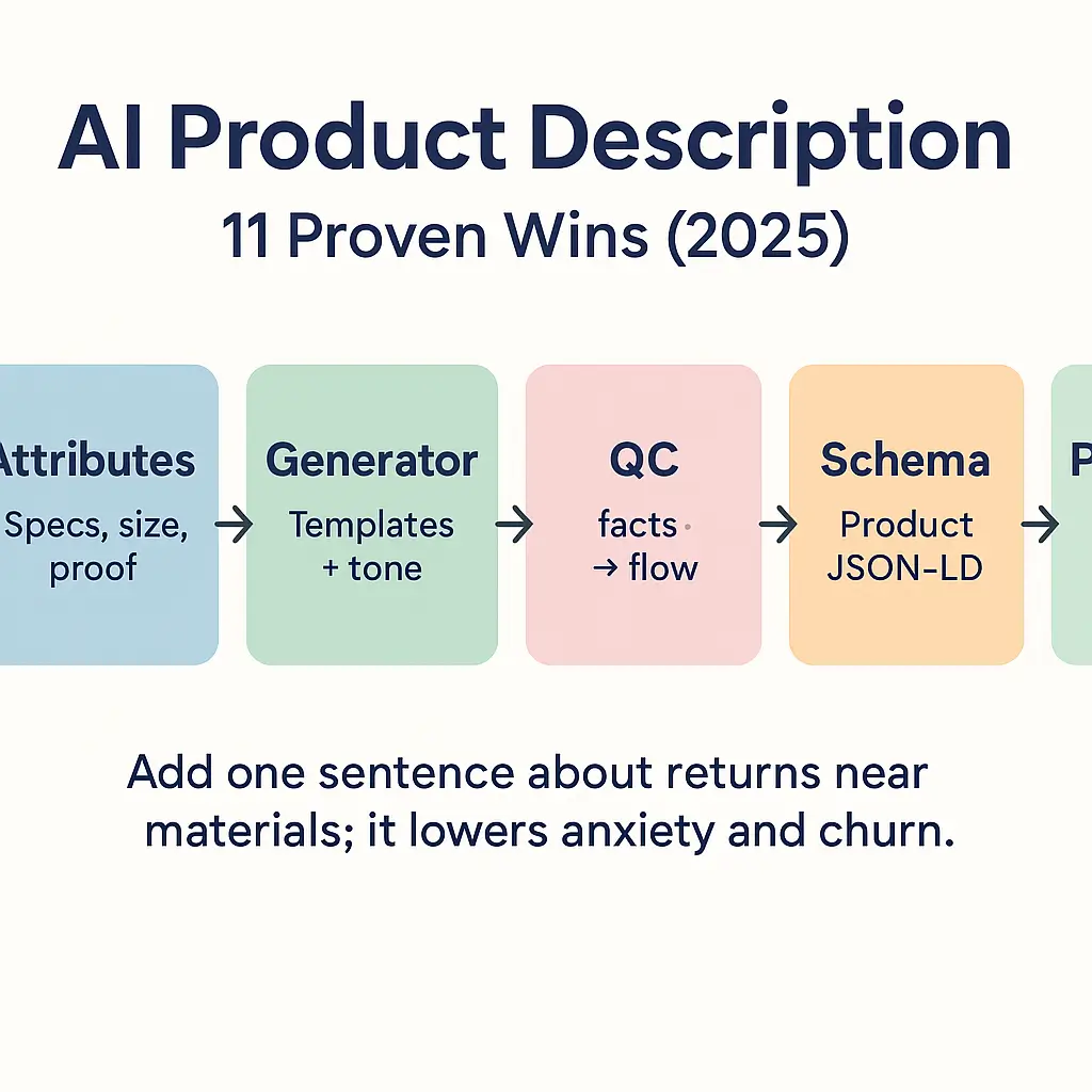 AI product description generator
